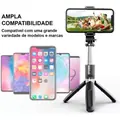 Imagem 2 de Bastão de Selfie com Tripé e Controle