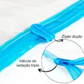 Imagem 2 de Kit 10 Sacos a Vácuo com Bomba