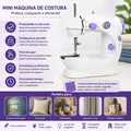 Imagem 3 de Mini Máquina de Costura Portátil Elétrica