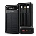 Imagem principal Power Bank Solar Celark 20.000mAh com 3 Cabos e Carga Rápida 22,5W