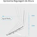 Imagem 2 de Suporte Ajustável Ergonômico para Notebook